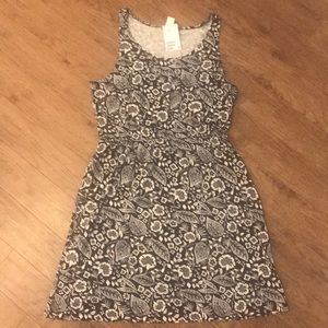 H&M Navy and White Basic Tank Dress